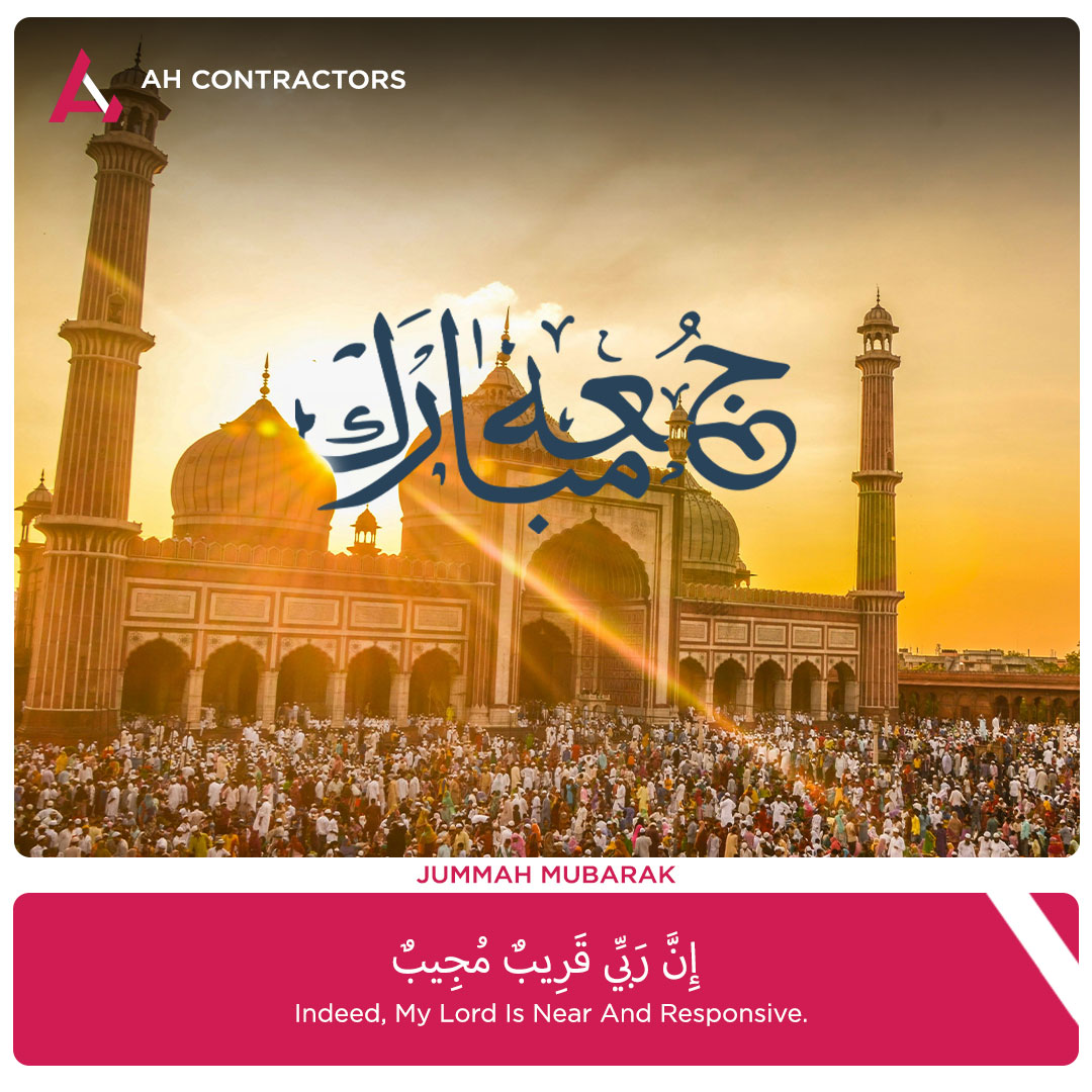 AHContractorsPk's tweet photo. Jummah Mubarak! As we gather for prayer, let’s renew our faith and seek guidance from Allah. May His blessings illuminate your path and grant you wisdom and strength in all your endeavors.

#AHContractors #JummahMubarak #blessings https://t.co/PTAjyCK41G