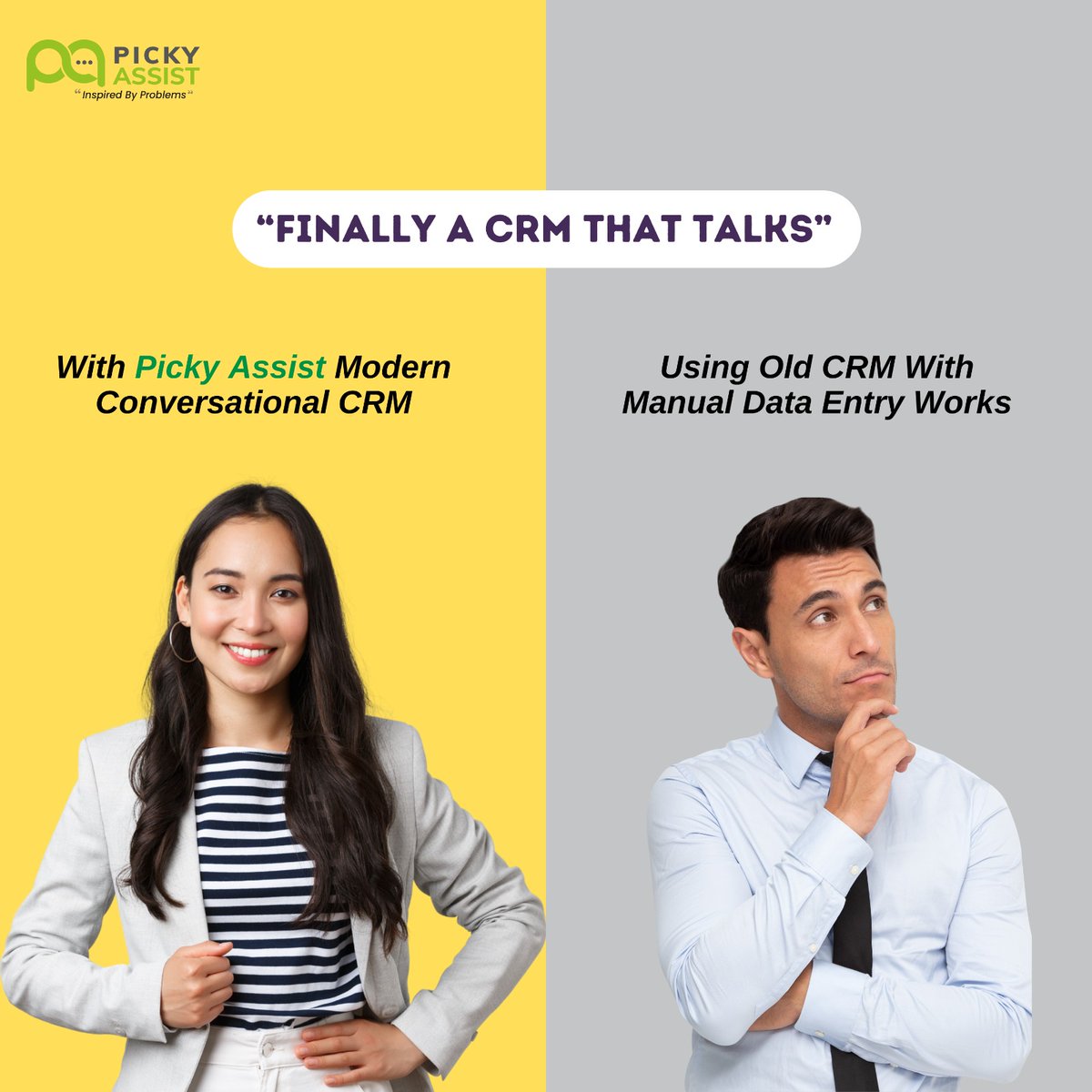 pickyassist's tweet image. Tired of clunky, outdated CRM systems? Picky Assist is the modern CRM built for the way you connect today.

Learn more about Picky Assist and get a free trial:   zurl.co/ds9Y

#PickyAssist #CRMevolution #MarketingAutomation #GoodbyeOldCRM