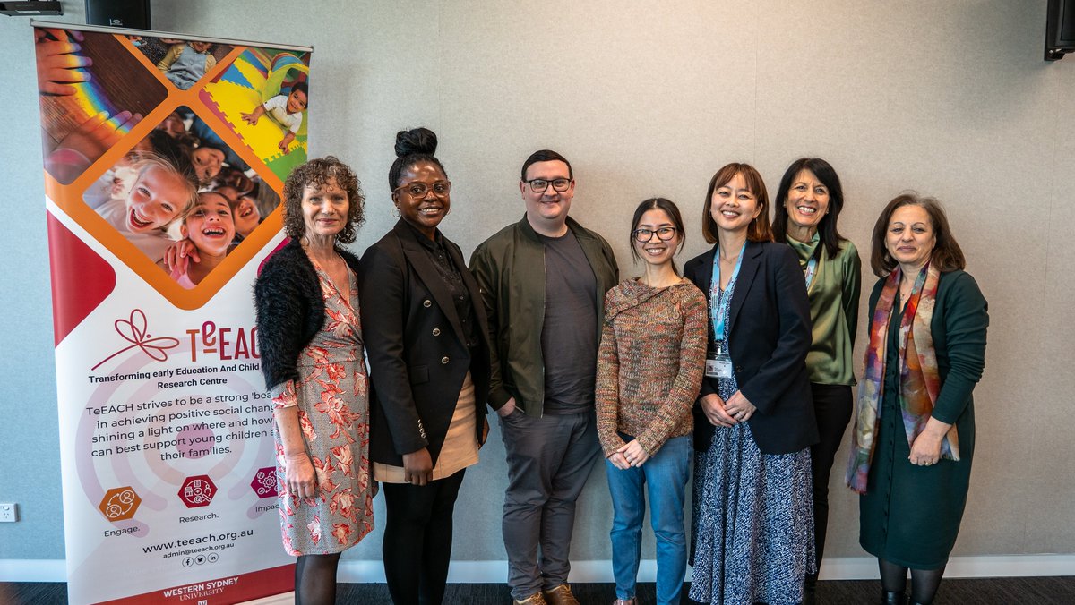TeEACH Research Centre (@teeach_wsu) on Twitter photo Thank you to our presenters and all those who attended this year's Research Week. It was great to hear from our researchers at TeEACH about such an important topic: Children in Out-Of-Home Care: The ecology of service provision and decision-making.
<a href="/westernsydneyu/">Western Sydney University</a> Thank you to our presenters and all those who attended this year's Research Week. It was great to hear from our researchers at TeEACH about such an important topic: Children in Out-Of-Home Care: The ecology of service provision and decision-making.
<a href="/westernsydneyu/">Western Sydney University</a>