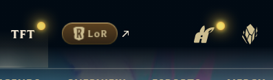 I really love Riot's new metagame Whac-A-Mole with these yellow notification dots! Really engaging!