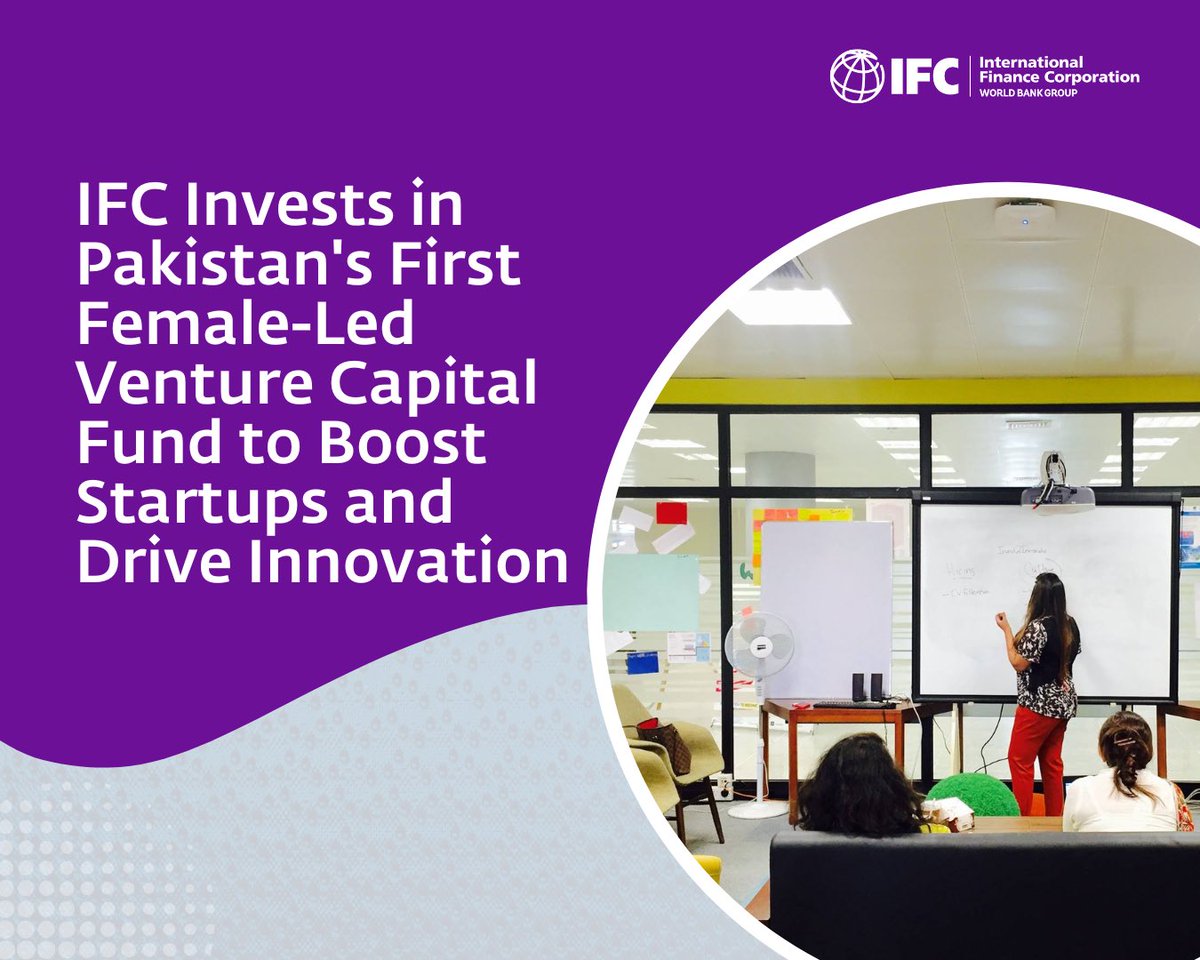 IFC South Asia (@ifc_southasia) on Twitter photo #JustIn! 📣@ifc_org & We-Fi are investing up to $3 million in <a href="/i2i_ventures/">i2i Ventures</a>, #Pakistan’s 1st female-led VC fund, to enhance support for early-stage startups in 🇵🇰 & foster an inclusive ecosystem that creates jobs & boosts innovation.
Learn more: wrld.bg/wE0X50SFbb2 #JustIn! 📣@ifc_org & We-Fi are investing up to $3 million in <a href="/i2i_ventures/">i2i Ventures</a>, #Pakistan’s 1st female-led VC fund, to enhance support for early-stage startups in 🇵🇰 & foster an inclusive ecosystem that creates jobs & boosts innovation.
Learn more: wrld.bg/wE0X50SFbb2
