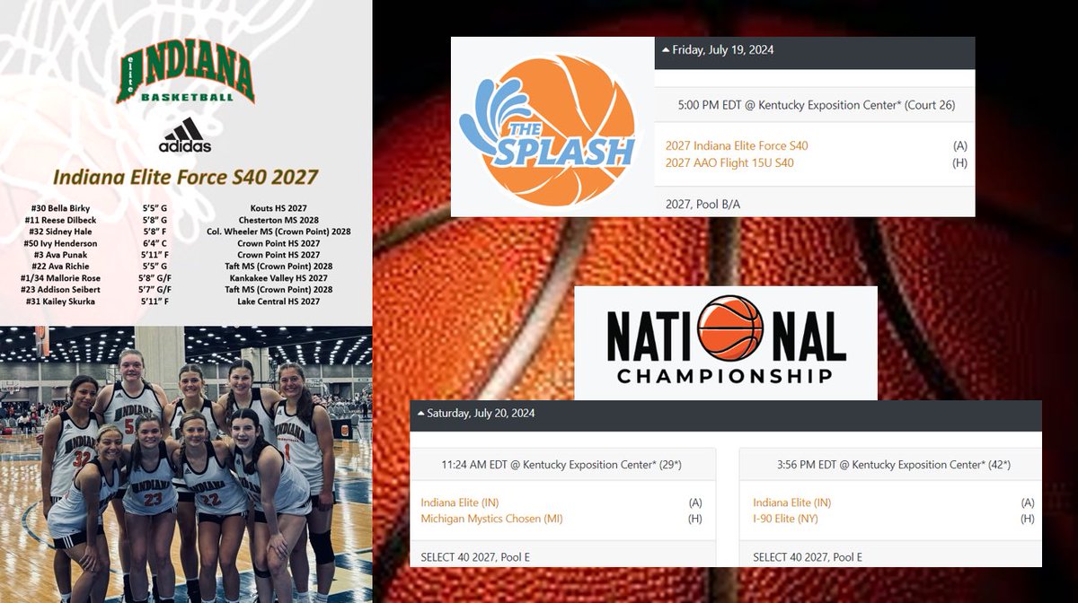 INEliteForce's tweet image. Here’s our schedule for this weekend!