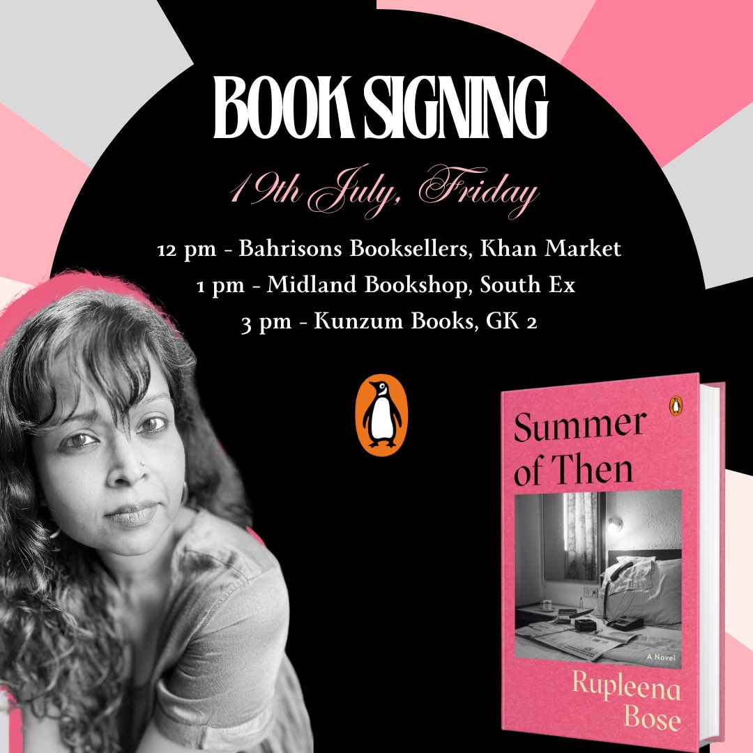 papercheesecake's tweet photo. Today! I'll be signing copies of 'Summer of Then' at some of the Delhi's favorite bookstores. Come and say hello lovely Delhi people and get your books signed ❤️ More bookstores to follow #summerofthen @PenguinIndia https://t.co/qQbkO4z2mz