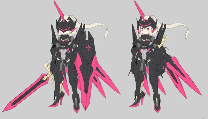 デザインさせてもらったDTAシェイドシリーズのナイトのデザイン画です よろしくお願いします!