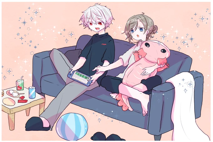 今年も周年たくさんたのしかった #ChroNoiR6周年 #くろのあとりえ #かな絵 #KuzuArt