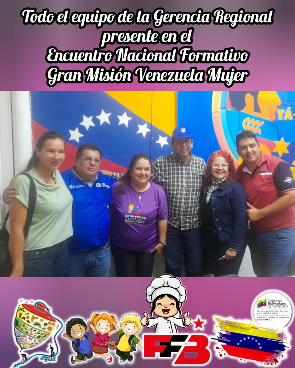 Desde el estado Táchira, el equipo de la Gerencia de la CNAE se reunió con las responsables de la Gran Misión Venezuela Mujer y el CDCET, la Jefa de Zona Educativa la Licda. Berzabeth Gandica y la Licda. Jackeline Pérez.
<a href="/NicolasMaduro/">Nicolás Maduro</a> 
@MPPEDUCACION  
<a href="/cnaeoficial/">cnaeoficial</a>