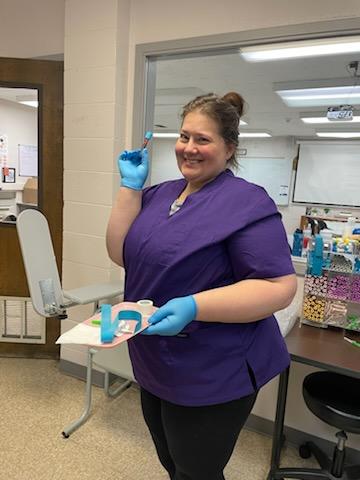 My first stick was a good one! Got blood and everything! Can I poke you!?