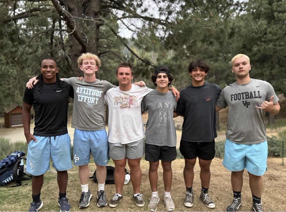 The VP RB core is putting in the work and enjoying camp out here in Wrightwood, CA.