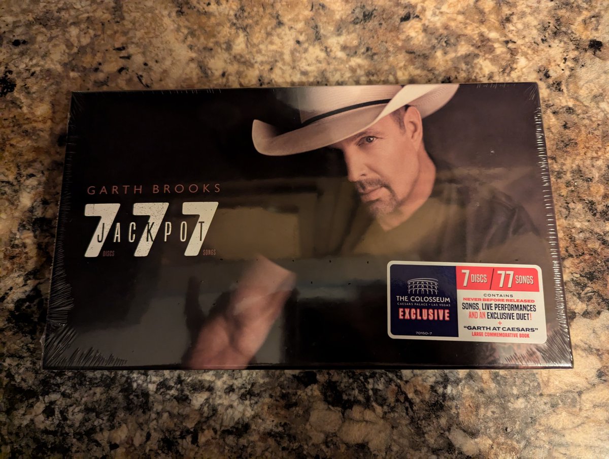 linedancerly's tweet image. Husband at the mailbox: "what did you buy from Caesar's Entertainment?"

Me: happy dancing to the mailbox: "I know I know I know!!!" 😁@garthbrooks