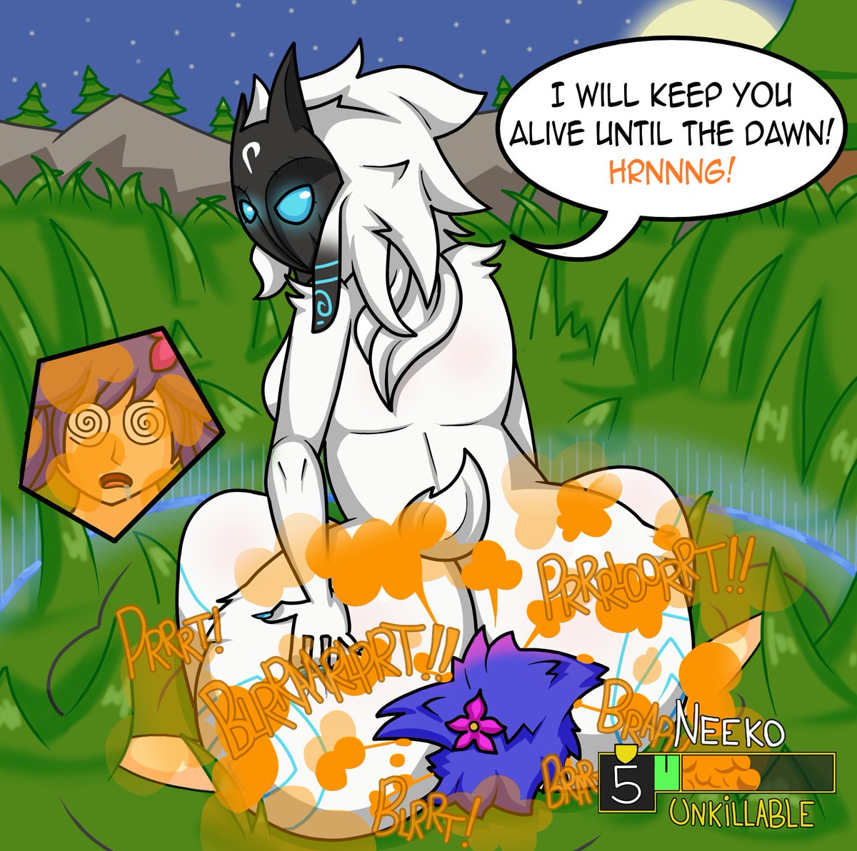 Hopippes_'s tweet photo. Kindred's long-lasting torture.

#fart #girlfartart #fartart #NSFW #eproctophilia #LeagueOfLegends #LeagueOfLegendsFanArt #kindred https://t.co/zCteoYGNbA