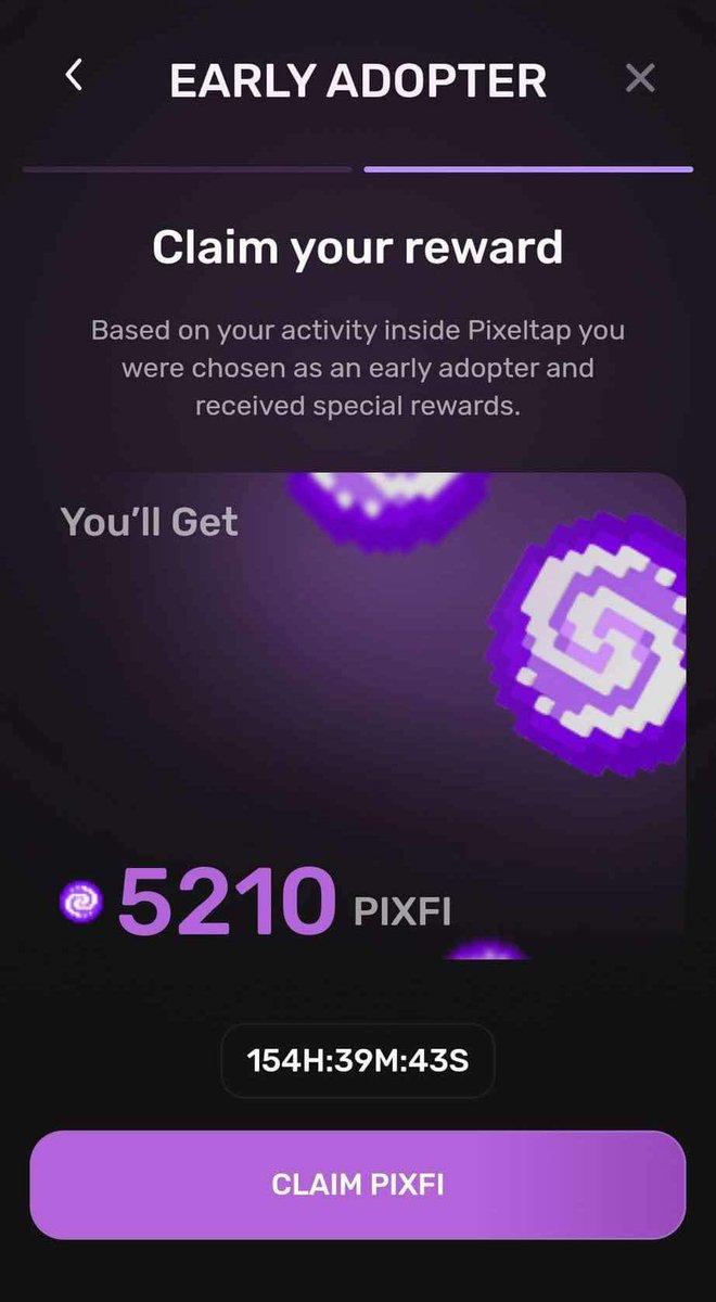TelegamesGuild's tweet photo. 🚀 $PIXFI Airdrop Claim is now LIVE 🔥

💰 Check your balance:
Level 1-4 = 0 $PIXFI
Level 5-7 = 230 $PIXFI
Level 8-9 = 690 $PIXFI
Level 10 = 5210 $PIXFI

🔥 Trade $PIXFI is officially live on the following CEXs: Bybit, HTX, Gate, Bitget, MEXC,…

#tap2earn #telegamesguild https://t.co/DvCnYIYrk5
