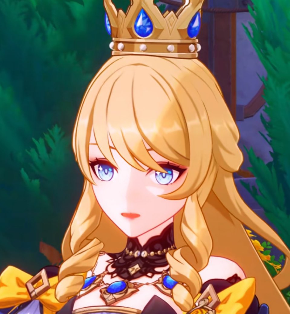 ceoofclorivia's tweet photo. she’s literally THE princess peach of genshin https://t.co/oHuOlKFz3v