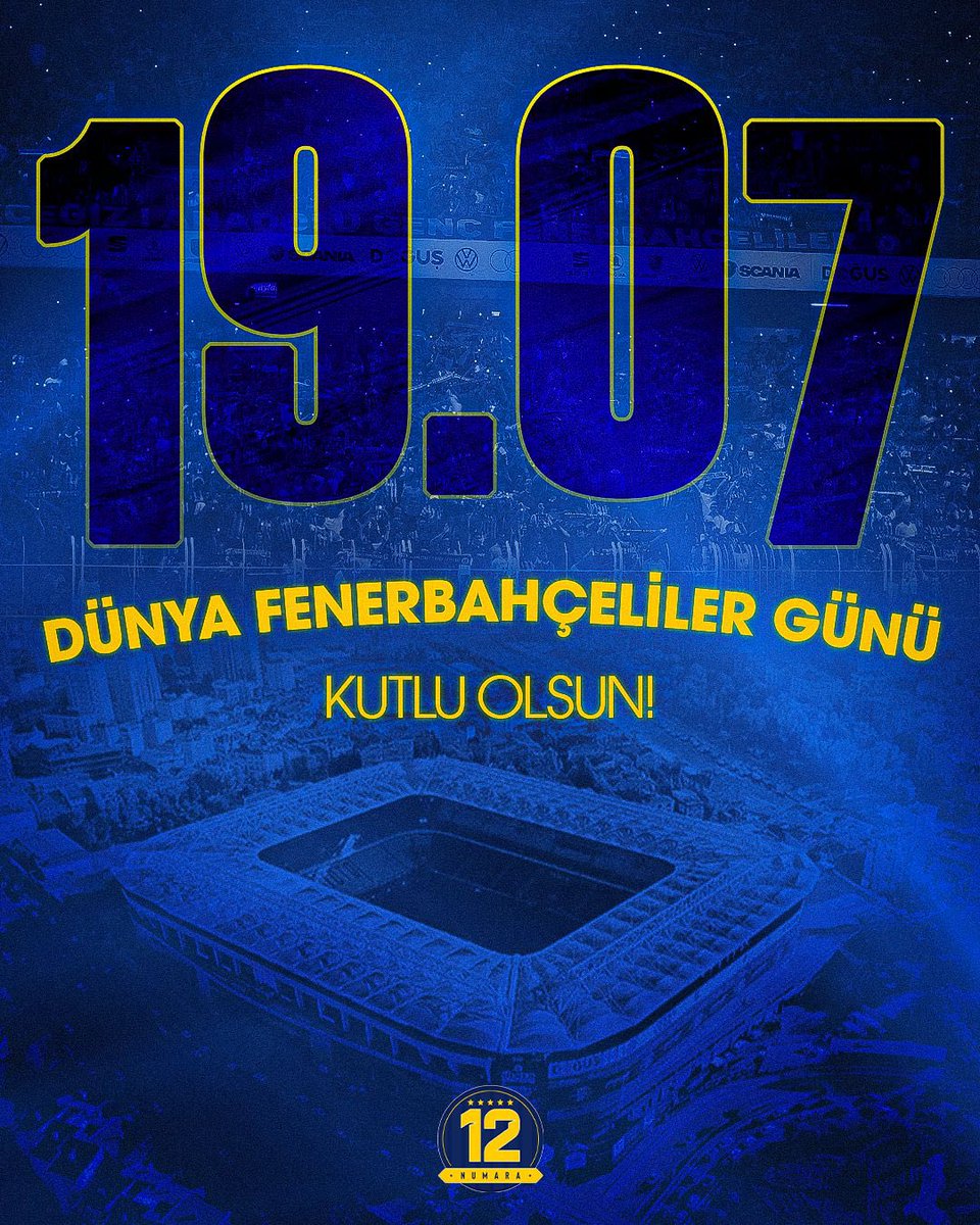 19.07 #DünyaFenerbahçelilerGünü Kutlu Olsun! 🟡🔵