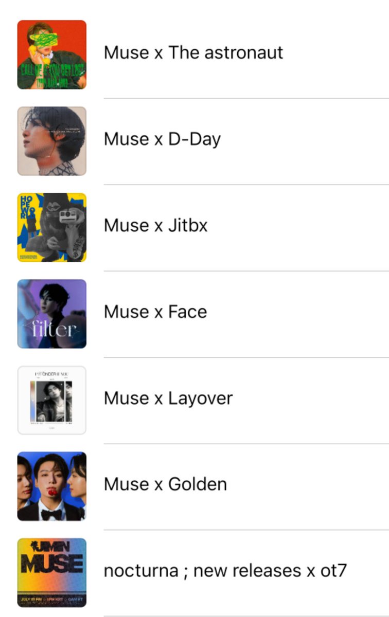 hxml97's tweet photo. ☆ hilo con playlists focus #MUSE_JIMIN en Spotify y Apple Music | método v-army https://t.co/AoIsL4QHmM