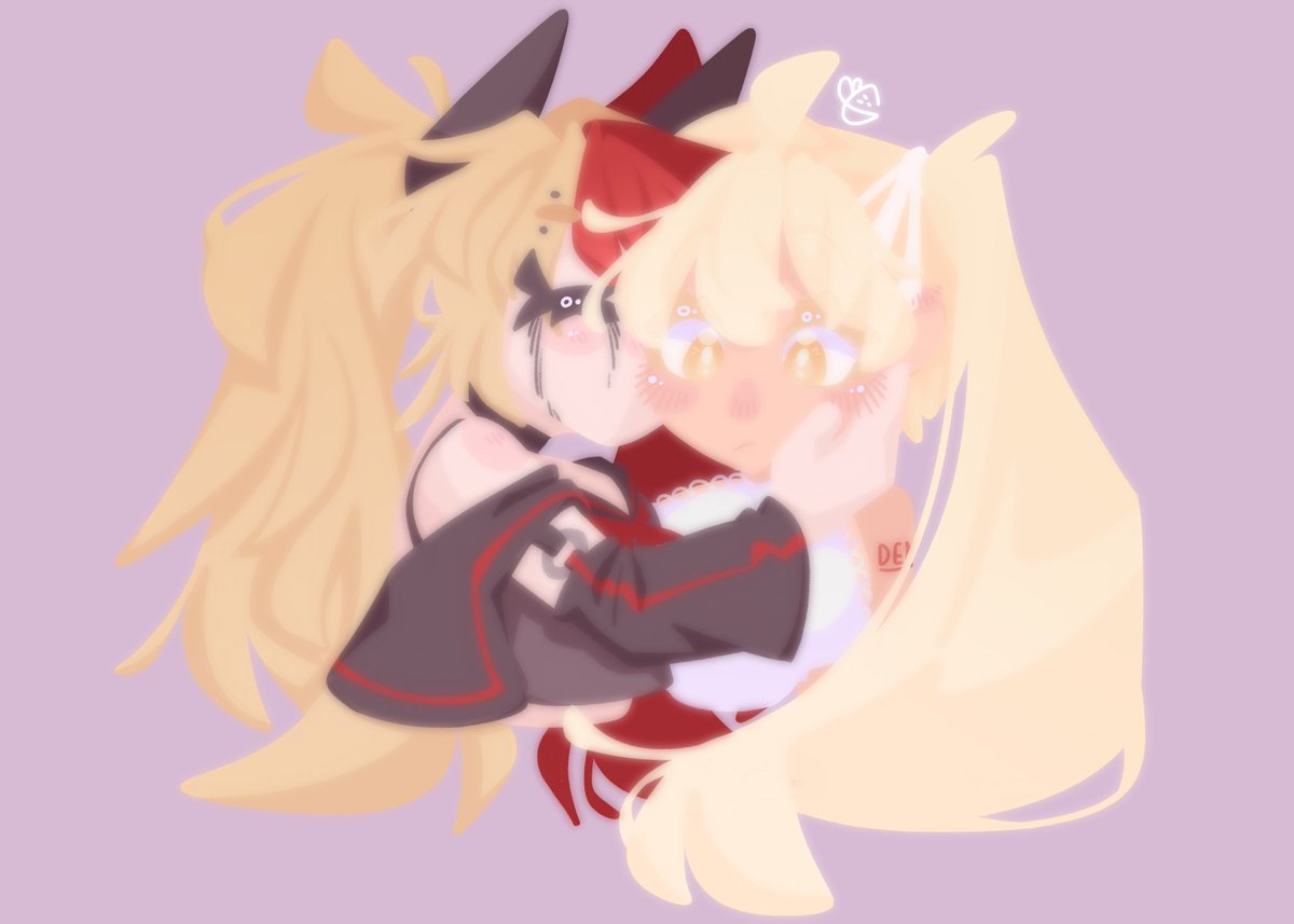 Gorgeous commission from Ao_rin_shin 🥰 #kowaretanezin #akitaneru #neruakita #theyellowone #kiss