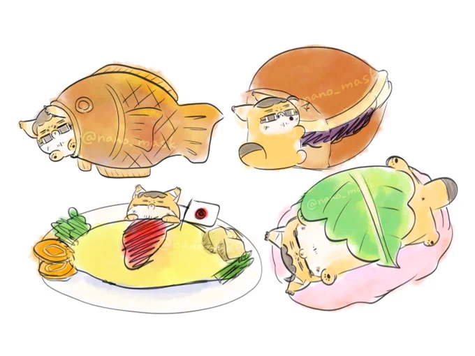 フォゼ尾ちゃんと食べ物シリーズまとめ 