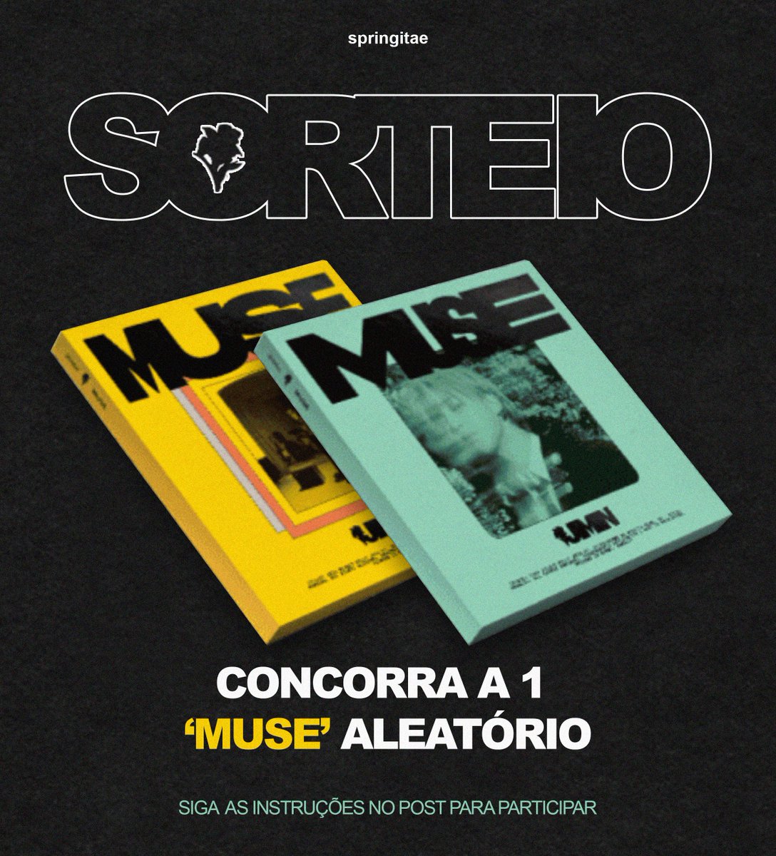 springitae's tweet photo. SORTEIO 'MUSE'

REGRAS
- curta e dê RT nesse post
- comente prints dando stream em muse
- marque um amigo

- não precisa me seguir
- sorteio por RT
- resultado dia 07/08
- álbum lacrado https://t.co/sj3I8Ktsya