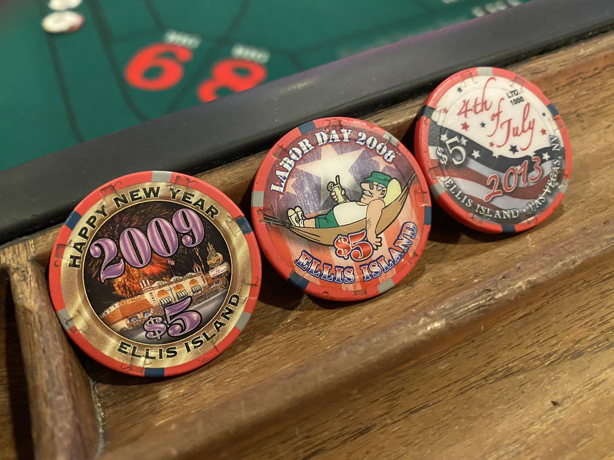 Ellis Island must’ve pulled chips from a different part of the cage. These are glorious. <a href="/elliscasinolv/">Ellis Island Casino</a>