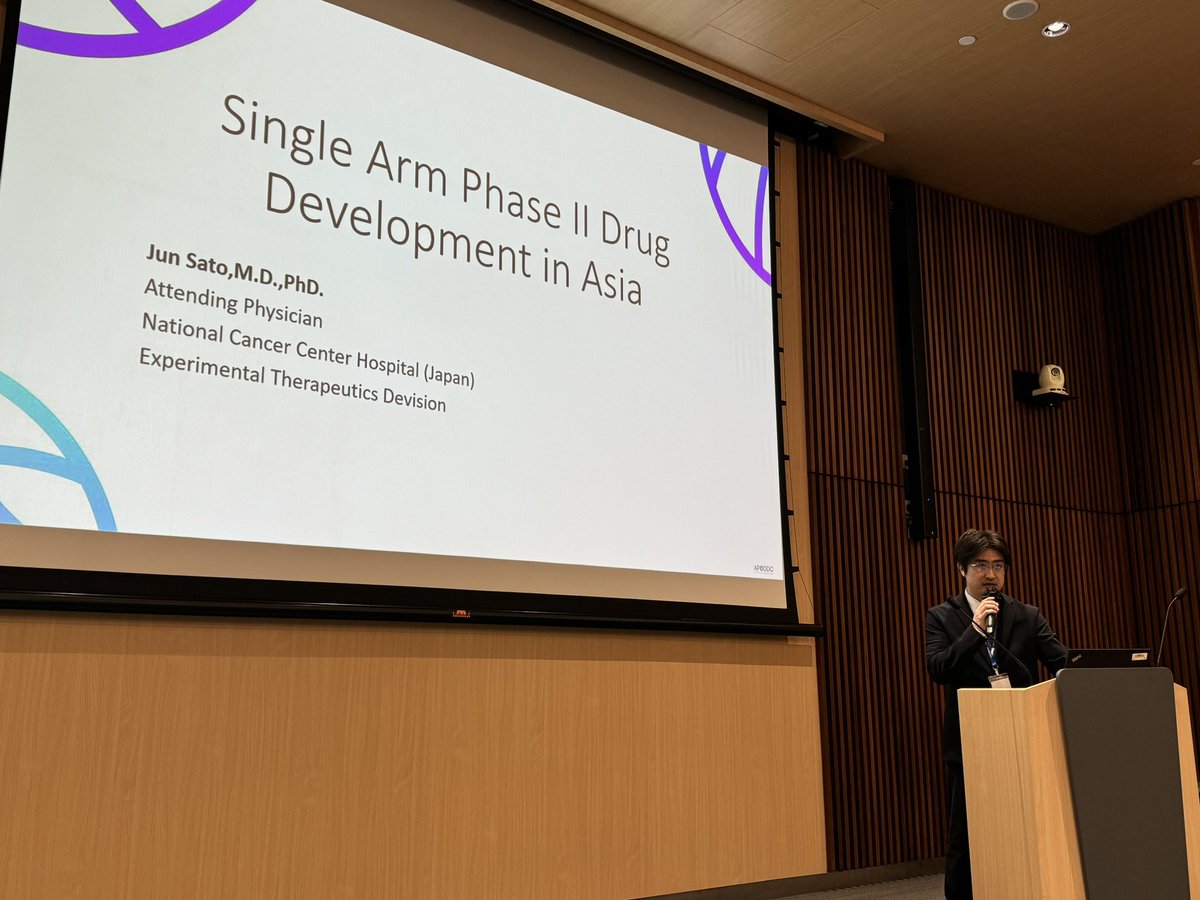 herbloong's tweet image. We are thrilled to have Dr Jun Sato from #NCCH in 🇯🇵 share with us his insights on #singlearm phase II trials as well as #regulatory considerations of #realworldevidence in #drugapprovals in Japan. @apoddc #drugdevelopment