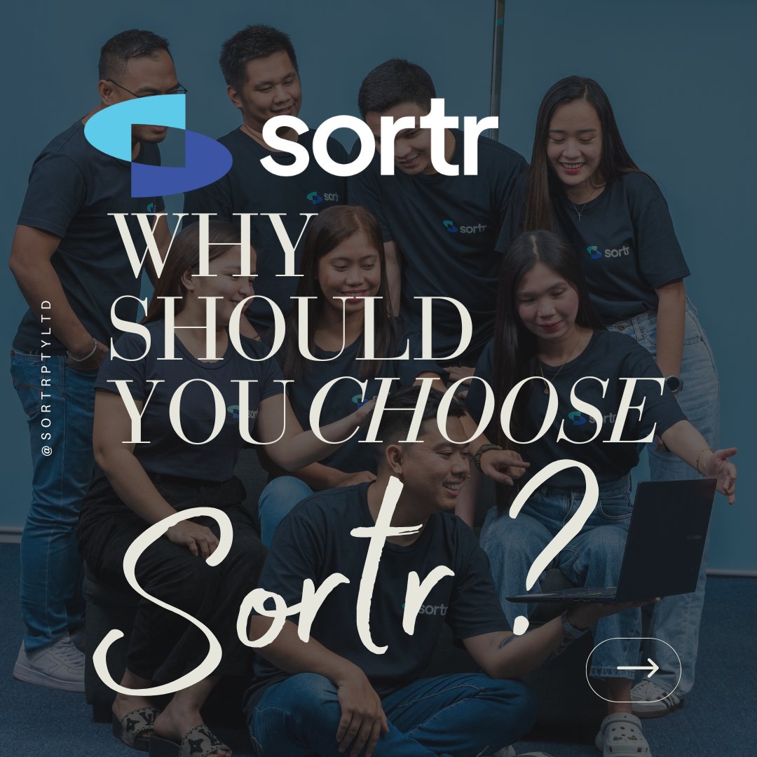 sortrptyltd's tweet photo. Why Choose 𝐒𝐨𝐫𝐭𝐫? 👈 

Discover the advantages of partnering with Sortr for your staffing needs:

Unlock your potential with Sortr today! 🌏 ✨ 

 🔗 Learn more at https://t.co/KHxYDwbsP5 https://t.co/4YFR7t130C