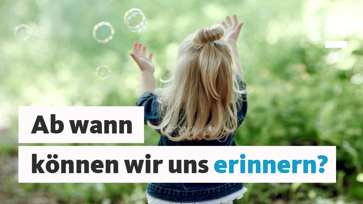 👦 Was ist deine frühste Erinnerung? quarks.de/gesellschaft/p…