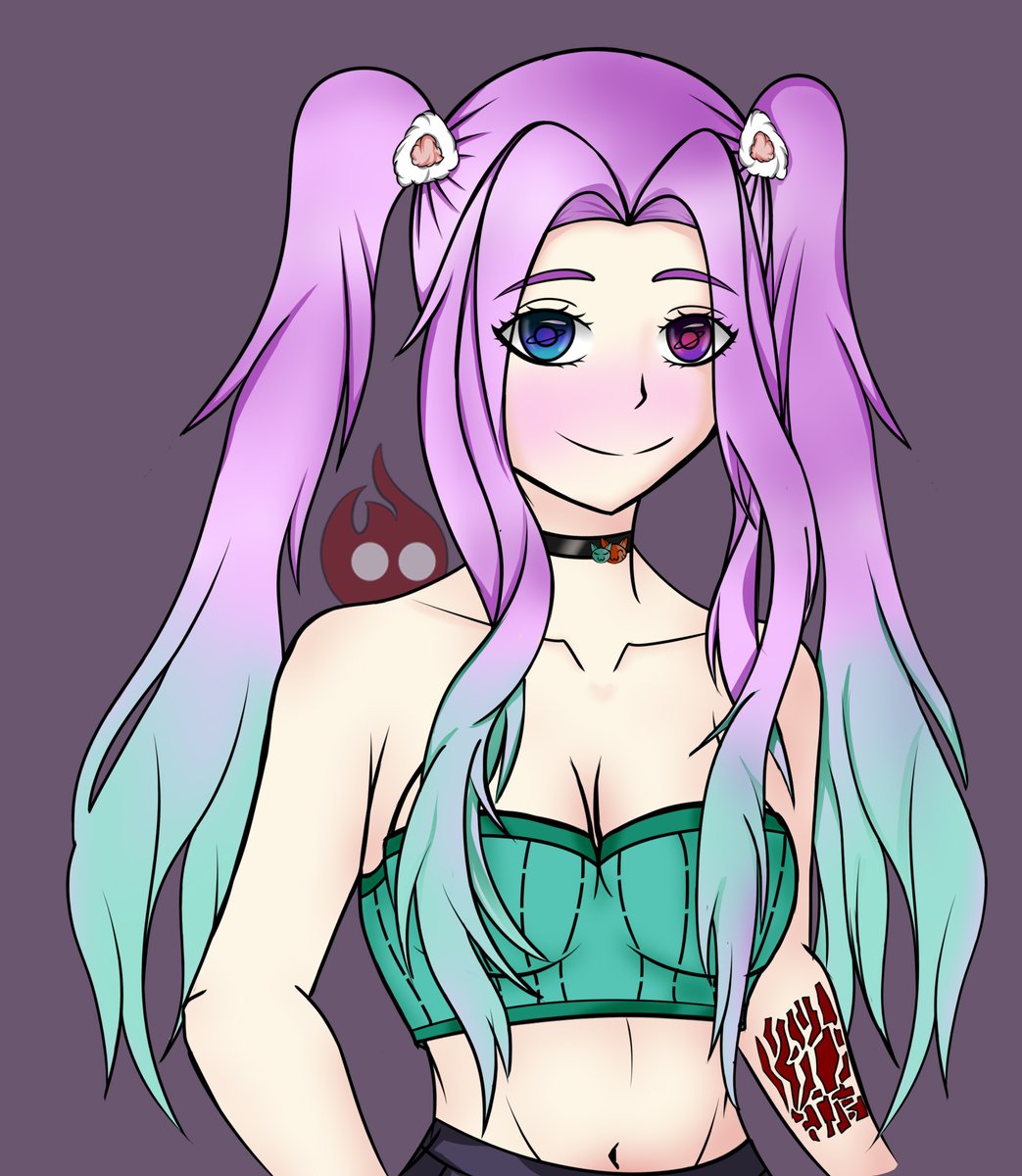 Space__Samuray's tweet photo. Practicando dibujando mas vtubers xD esta vez a las lindas @MidoTsukki @Kurai_Dbris @YuukiMoonchild 
#Vtuber #art https://t.co/TfelbfBdF4