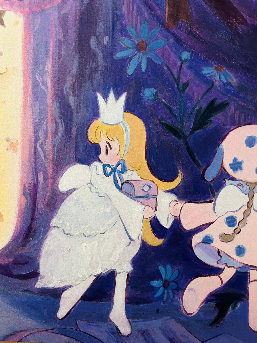 「こんにちは 本日もア〜ミ〜個展『透明を見るには』@大阪 13:00〜19:00オ」|ア〜ミ〜／𝗔𝗔𝗠𝗬のイラスト