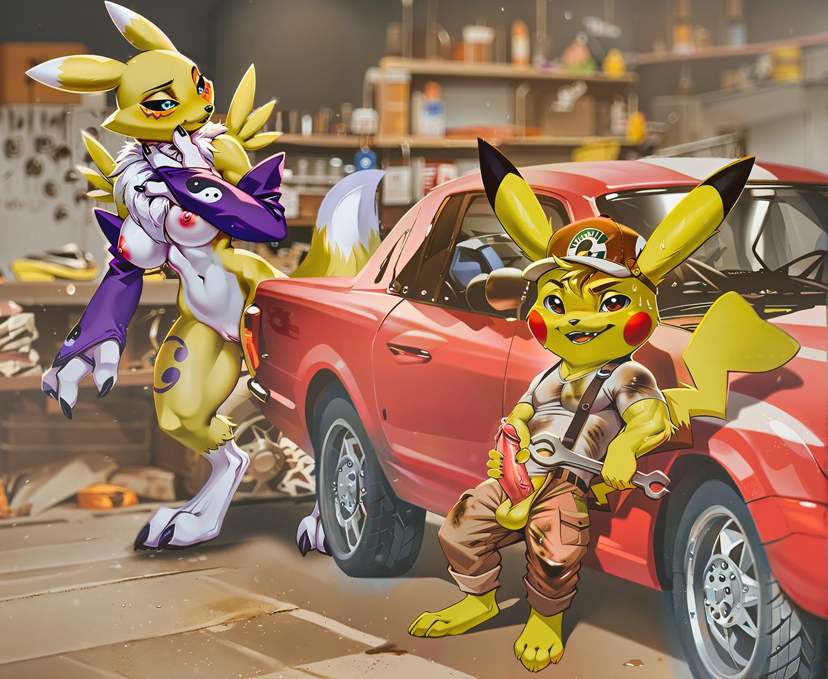 Even a Pikachu needs some kind of relieve after a hard day of Work! 😉
#AI #AIArtworks #Art #Furry #Furryart #furryaiart #furryaiartist #nsfw #nsfwtwt #straight #Porn #straight #Porn #yiff #SDXL #StableDiffusion