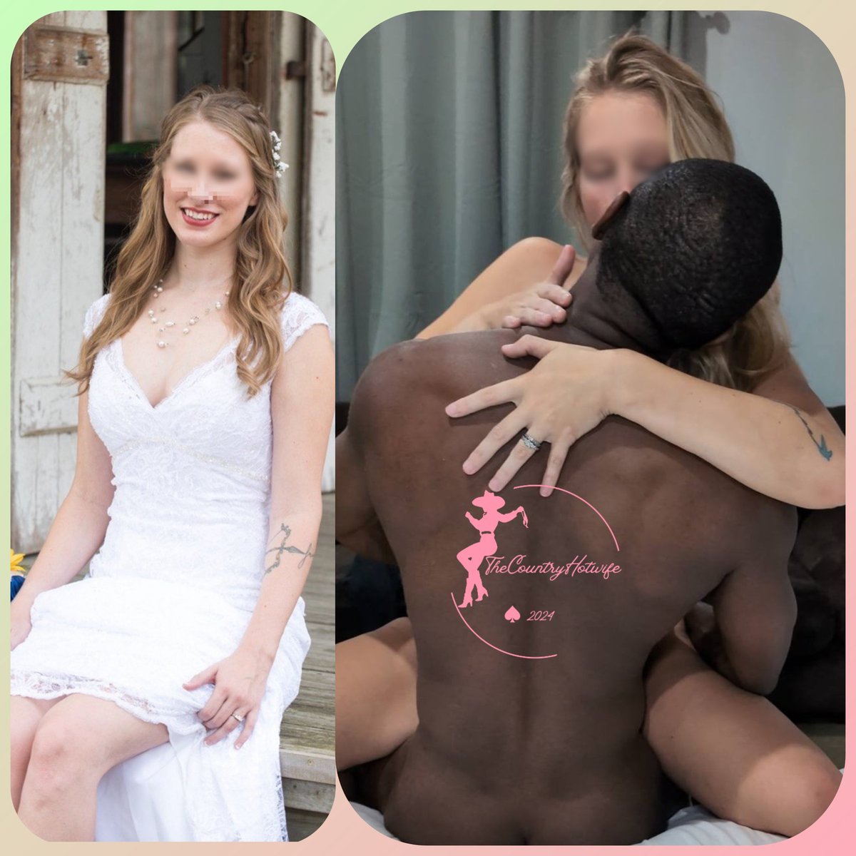 Country_Hotwife's tweet photo. From then to now. Becoming a Hotwife for bbc has been one of the best things for myself and my marriage. 🖤 https://t.co/PEfveGmlkF