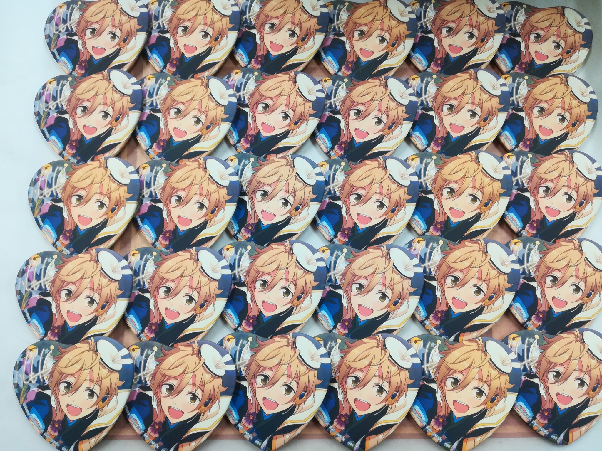 あんスタ 真白友也 とるパカ 缶バ 真白友也 とるパカ ハート缶