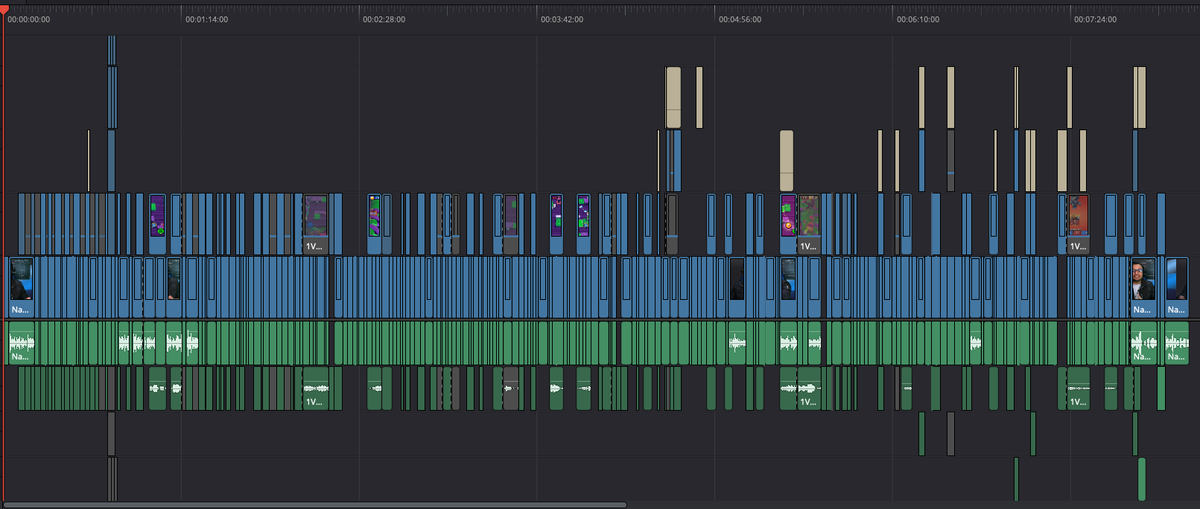 ¡Buenas!
Busco un editor para YT, que trabajé con DaVinci Resolve. Se pasaría un proyecto que ya se encuentra recortado y cuenta con unos pocos apuntes. Ya recortado es actualmente de 8m15s.
Compartanme su cotización y portafolio por aqui o DM :D