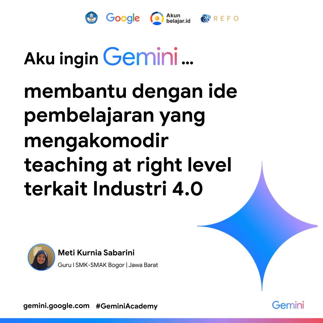 Ready to learn with 
#GeminiAcademy
#REFOIndonesia
#GoogleIndonesia