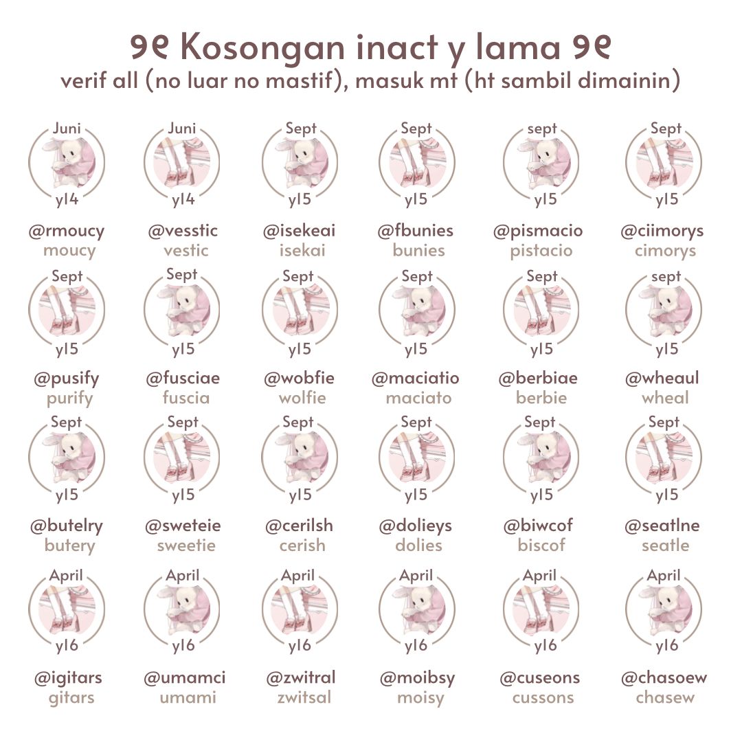 primaily's tweet photo. ୨୧ wts acc kosongan y lama ୨୧

⌗ verif all, nomor luar (no mastif)
⌗ domain gmail
⌗ masuk mt, ht (sambil dimainin)
⌗ dapet data acc lengkap 

💸 10k / each #zonauang https://t.co/8OCsqEsNIX