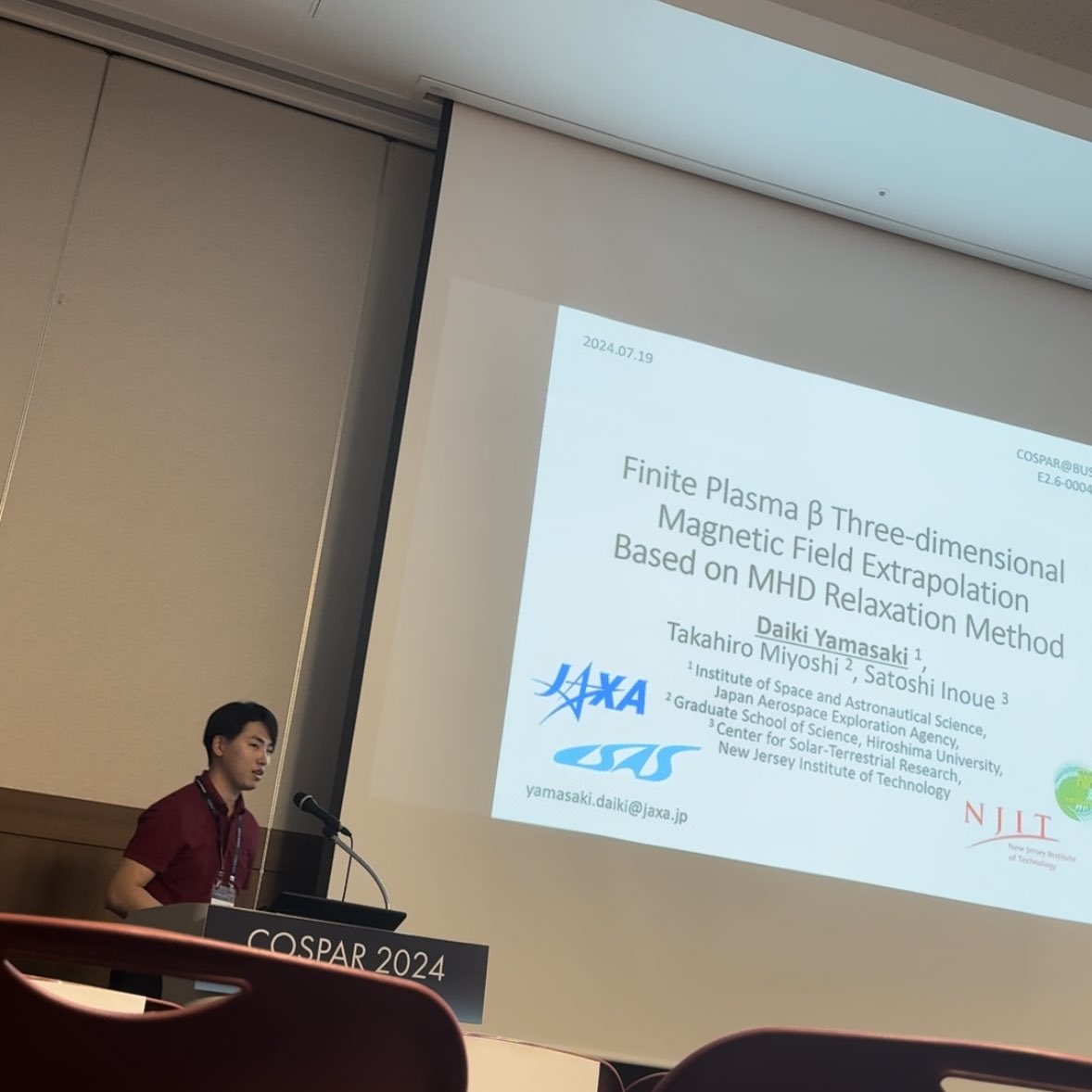 ryotsu33's tweet photo. Thanks for many questions and comments!
#COSPAR2024 https://t.co/L9HAlY26wQ