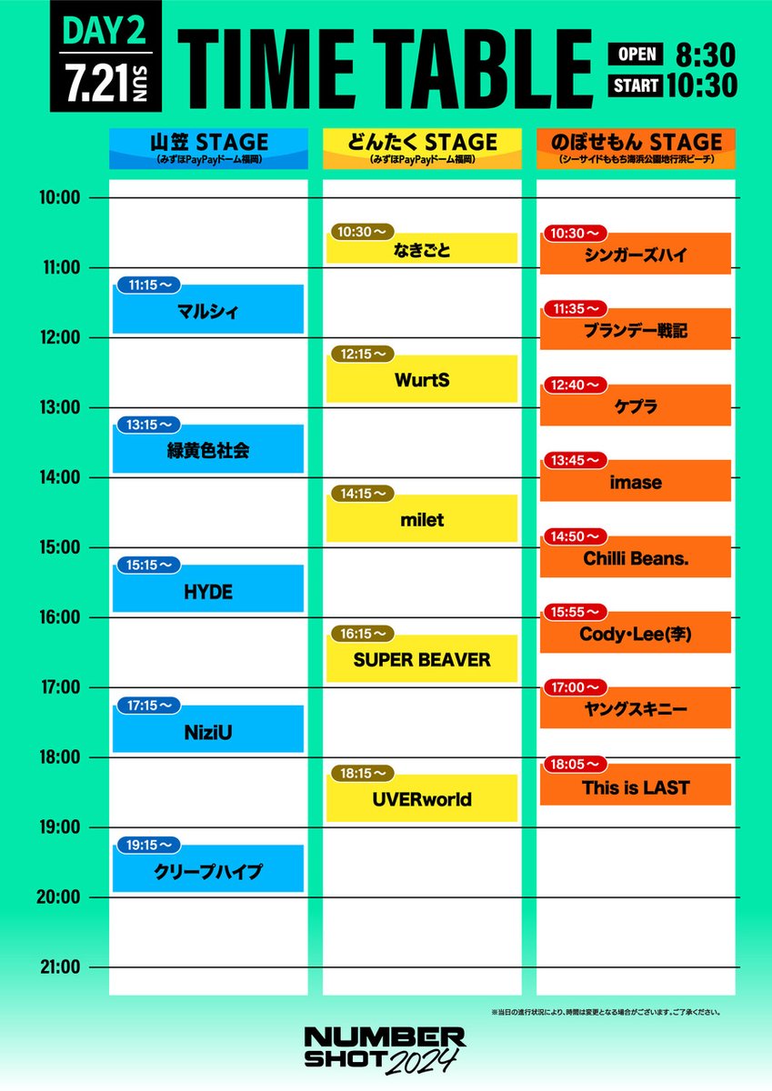 team_wsproject's tweet image. ⋰
　本日は！
　NUMBER SHOT2024🔥
⋱

#WurtS は、12:15〜
どんたくステージに出演します！
よろしくお願いします🕺✨

新作グッズもぜひゲットしてください💫

🔻詳細はこちら
numbershot.savage.co.jp/2024/

#NUMBERSHOT
#ナンバーショット
@NUMBERSHOT_