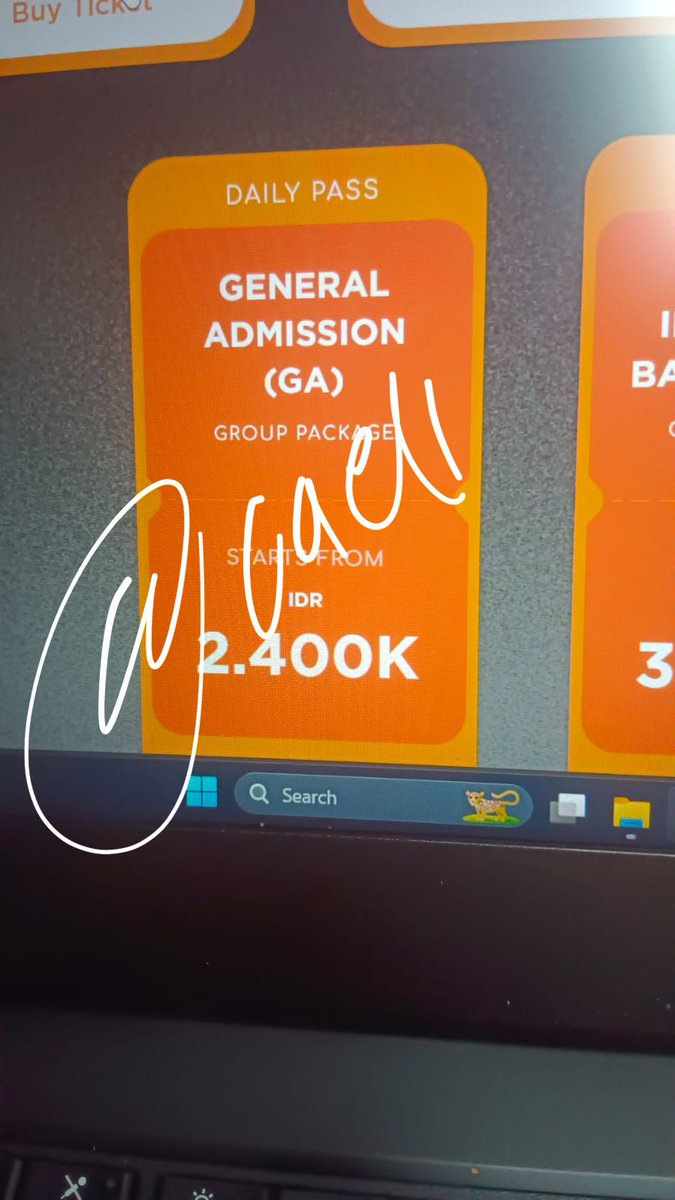 WTS LFB WE THE VEST (helpt rt moots) 
Dijual tiket we the vest general admission day 1 malam ini (GBK) harga normal 2,4 jadi 1,5 bisa nego