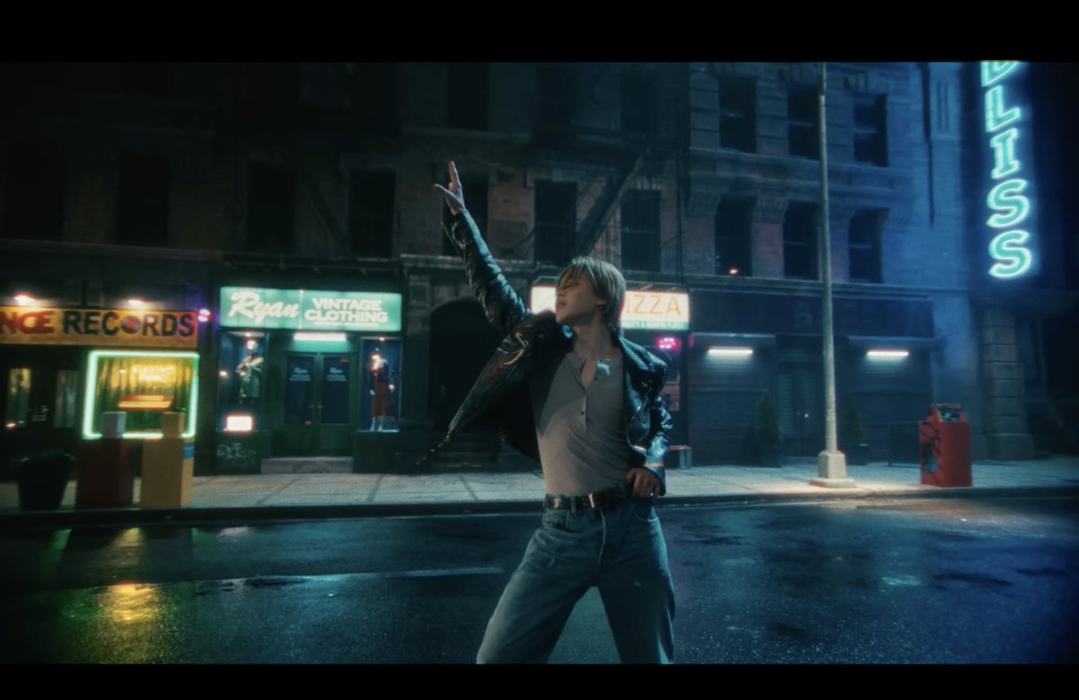 WORLDMUSICAWARD's tweet photo. #Jimin is gorgeous in the music video to his new magic song ‘Who' and dances and sings like a Pop Prince! 👏📽️💥🌎🕺🌃🔥👑❤️‍🔥💜

Watch: https://t.co/vpVaAy19rb 

#Jimin_Who 
#Jimin_MUSE https://t.co/ZhOWn1bZTm