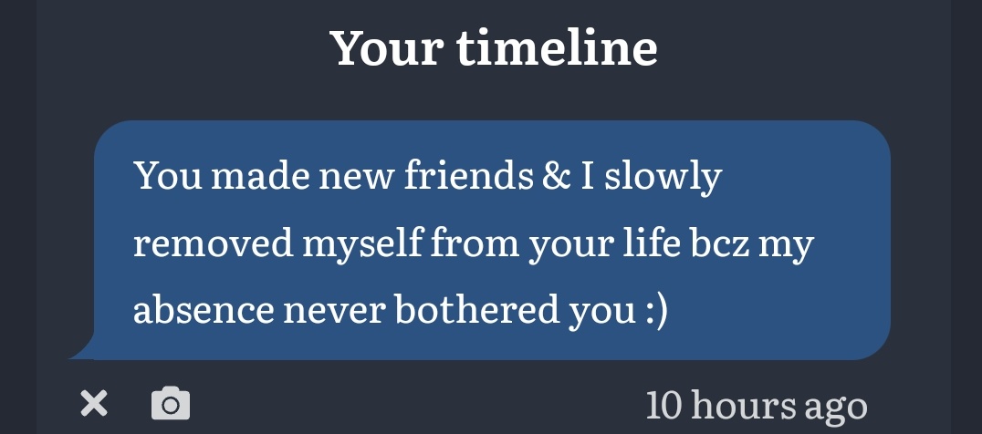 DaPakistaniGyrl's tweet photo. People always make new friends it doesn't mean that old one has no value 
If i were that good friend you shouldn't let me go. https://t.co/q1eU4NPVdU