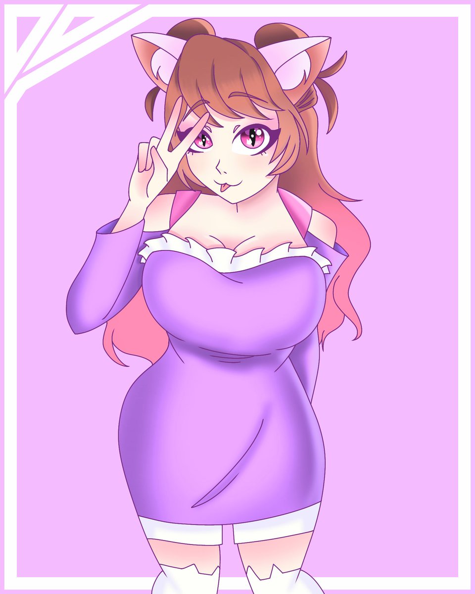 mariana_va46634's tweet photo. Para la reina @Lingames_ ella es la musa que uso para practicar el estilo anime 😻💕 #lingames #kawaii #anime #fanart https://t.co/AJuT4hfmhe