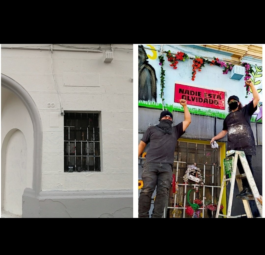 mosaiturka's tweet photo. ..un Mosaico q se pega en un muro, lo pueden vandalizar, el Municipio y este Gobierno fascista, creen q con unas cuantas capas de pintura, nos vencen!! están equivocados, el "NADIE ESTÁ OLVIDADO" no es sólo una frase, la llevamos a fuego marcada en nuestros 🖤
#plazadignidad https://t.co/NYs1rHR7VR