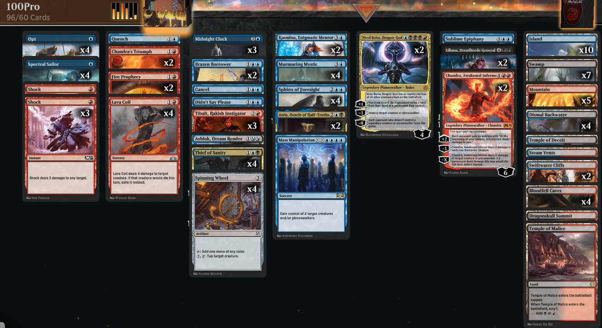 Ghostflame2153's tweet image. I will never forget this deck &amp;lt;3

Its the deck that finally really got me into mtg, as I just sorta every now and then popped onto MTGA but once I started playing this I was officially obsessed lol.