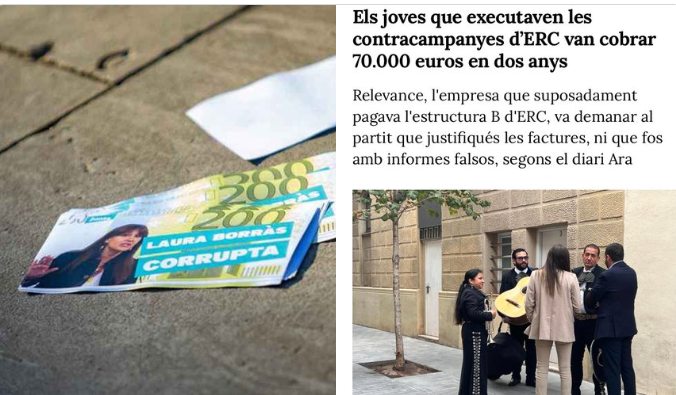 ProfTorra's tweet photo. Els presidents del Parlament d'ERC van afavorir i permetre que el Parlament fos la cova d'Ali Babà.
Quan la MHP @LauraBorras va començar a netejar-lo, van fer la campanya bruta contra ella fins a suspendre-la i deixar-la als peus dels cavalls de la lawfare espanyola
ERC=Corrupció https://t.co/u1Fd1WanFU
