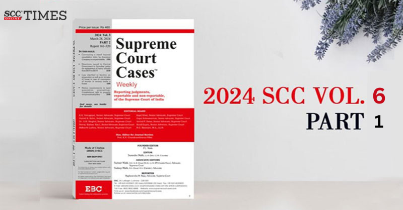 scconline_'s tweet photo. 2024 SCC Vol. 6 Part 1

#CasesReported #Acquisitionbyprescription #ArbitrationAct #SCCWeekly #ArbitrationandConciliationAct1996 #ContractAct #EasementaryRight #Insurance #stampact #scconline #SCC #legalnews #legalknowledge #scctimes #legalblog #legalupdates #lawstudent