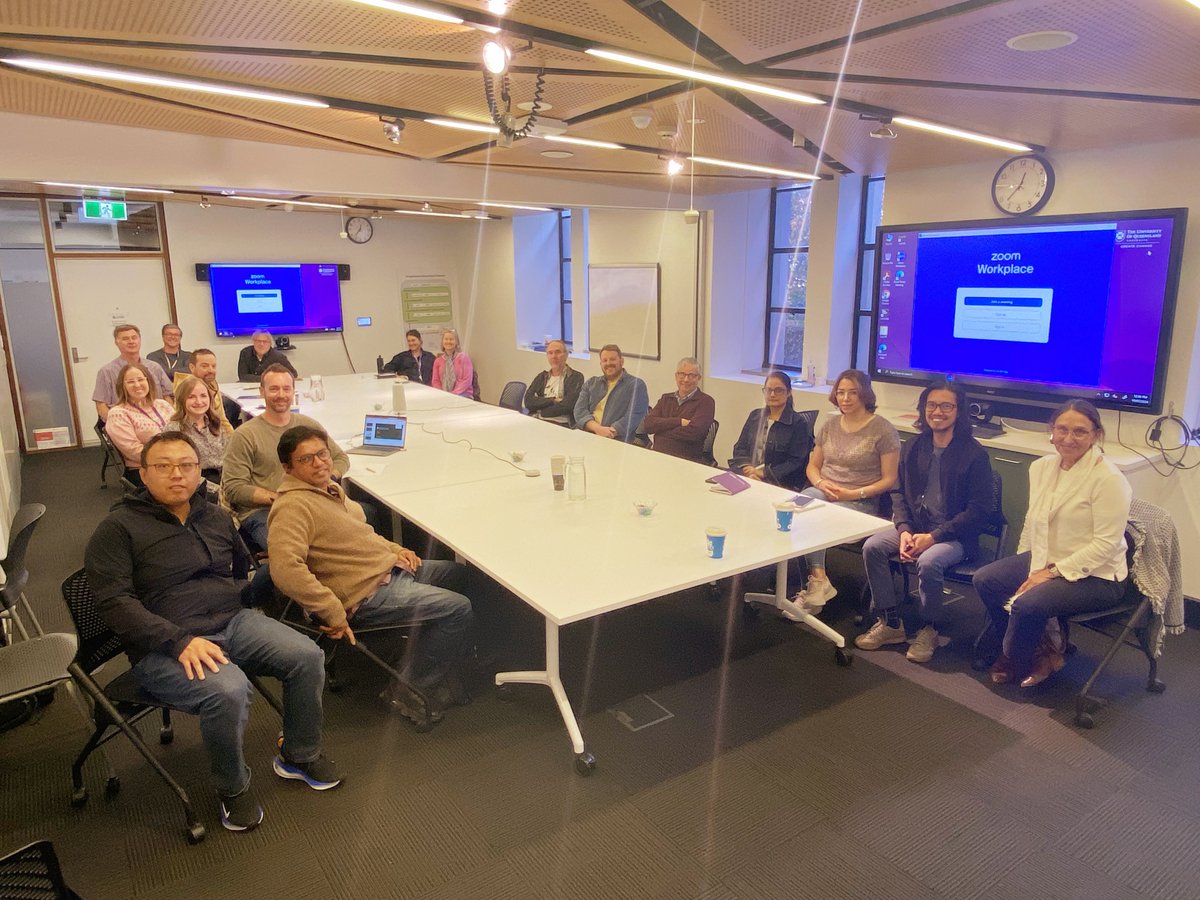 ARC Training Centre in Predictive Breeding (@nextgenbreeders) on Twitter photo Thank you to everyone who came along to our hybrid CI meeting this morning, with CIs joining us from UQ, UWA, LTU, UNE & UOW.
It was great to learn about the 39 research projects that will be funded through the Centre.
Special shout out to <a href="/CoEPlantSuccess/">ARC Centre of Excellence for Plant Success</a> for hosting us! Thank you to everyone who came along to our hybrid CI meeting this morning, with CIs joining us from UQ, UWA, LTU, UNE & UOW.
It was great to learn about the 39 research projects that will be funded through the Centre.
Special shout out to <a href="/CoEPlantSuccess/">ARC Centre of Excellence for Plant Success</a> for hosting us!