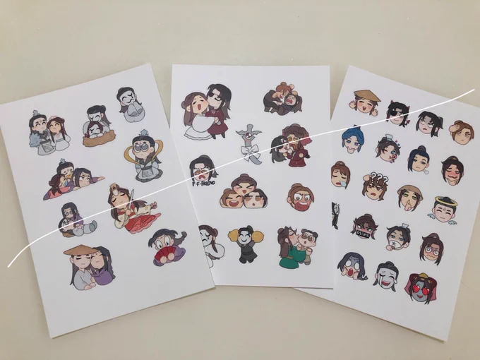 STICKERS!!!!! mini Junwus have arrived to me 