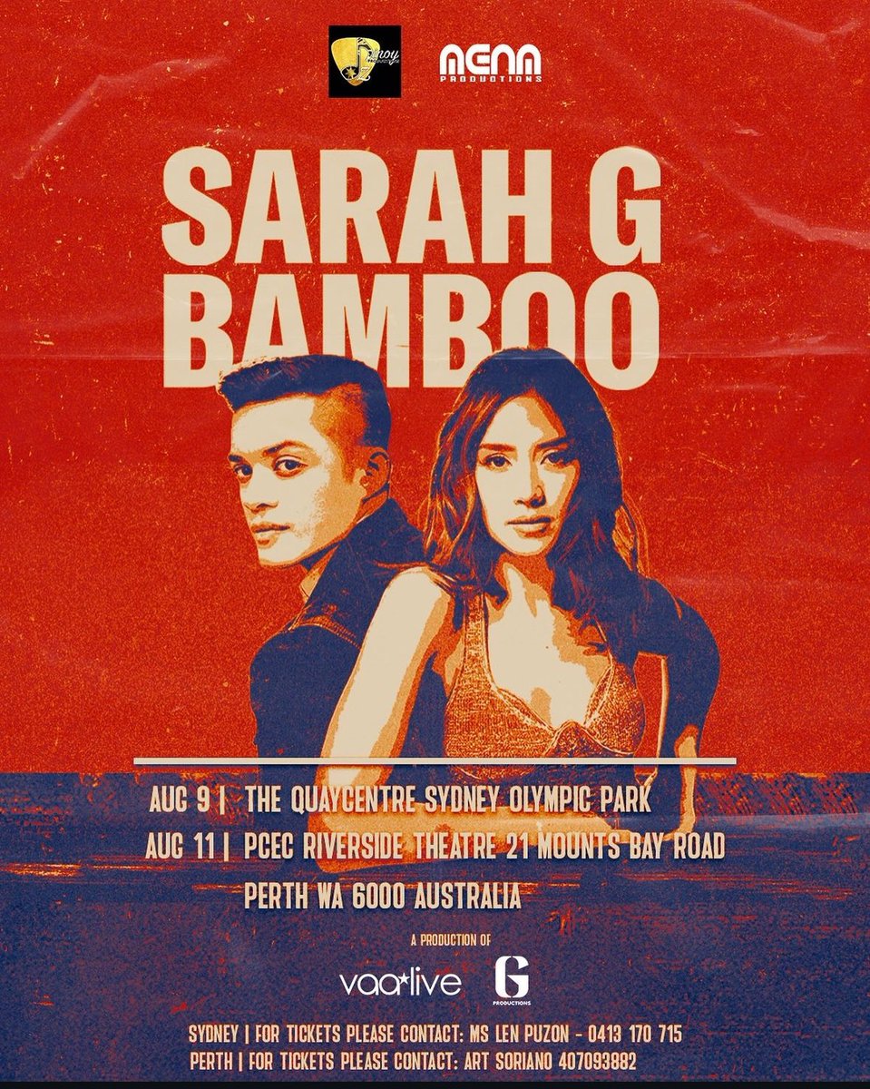 brenan_e's tweet image. Excited to be part of #SarahGxBamboo in Australia soon! #backupsinger #musicislife