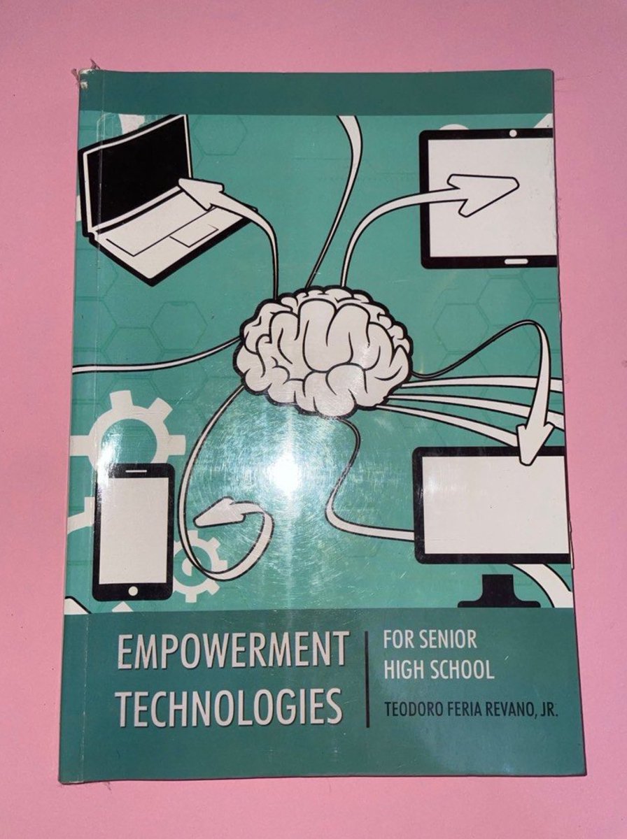 9901cart's tweet photo. wts lfb senior high school accountancy, business and management (abm) book

Empowerment Technologies
- ₱50
- has highlighter marks and/or pencil handwriting https://t.co/xMIsBKS2aq