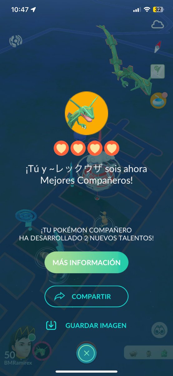 BMRamirex's tweet photo. Best Buddy #98 #PokemonGO https://t.co/jTvThF9ZoA