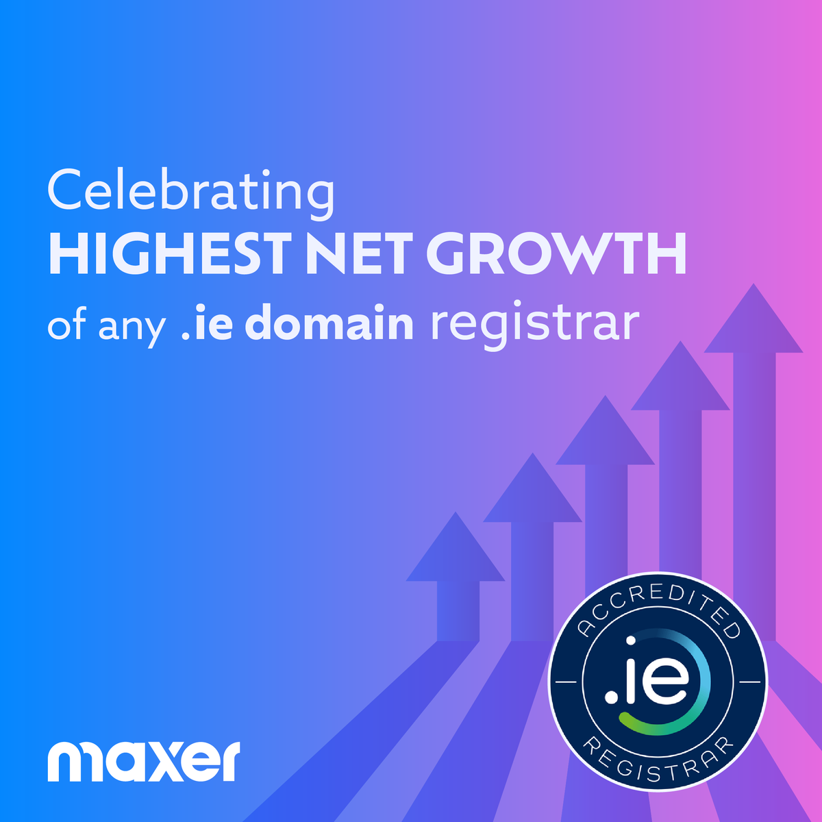 The .ie registry has commended MAXER for achieving the highest net growth in new .ie domain registrations in the first six months of 2024, placing MAXER 1st out of approximately 120 different providers. 🚀🇮🇪
maxer.com/blog/2024/07/m…