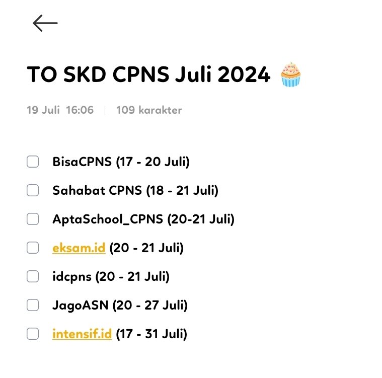 stodeey's tweet photo. Guys, aku mau share TO SKD CPNS gratis yang bakal aku ikuti nih. Silakan cek di IG penyelenggara TO-nya  ✨ Ini semua yang udah pernah aku ikuti sebelumnya ya. https://t.co/AxxSZYZPmb
